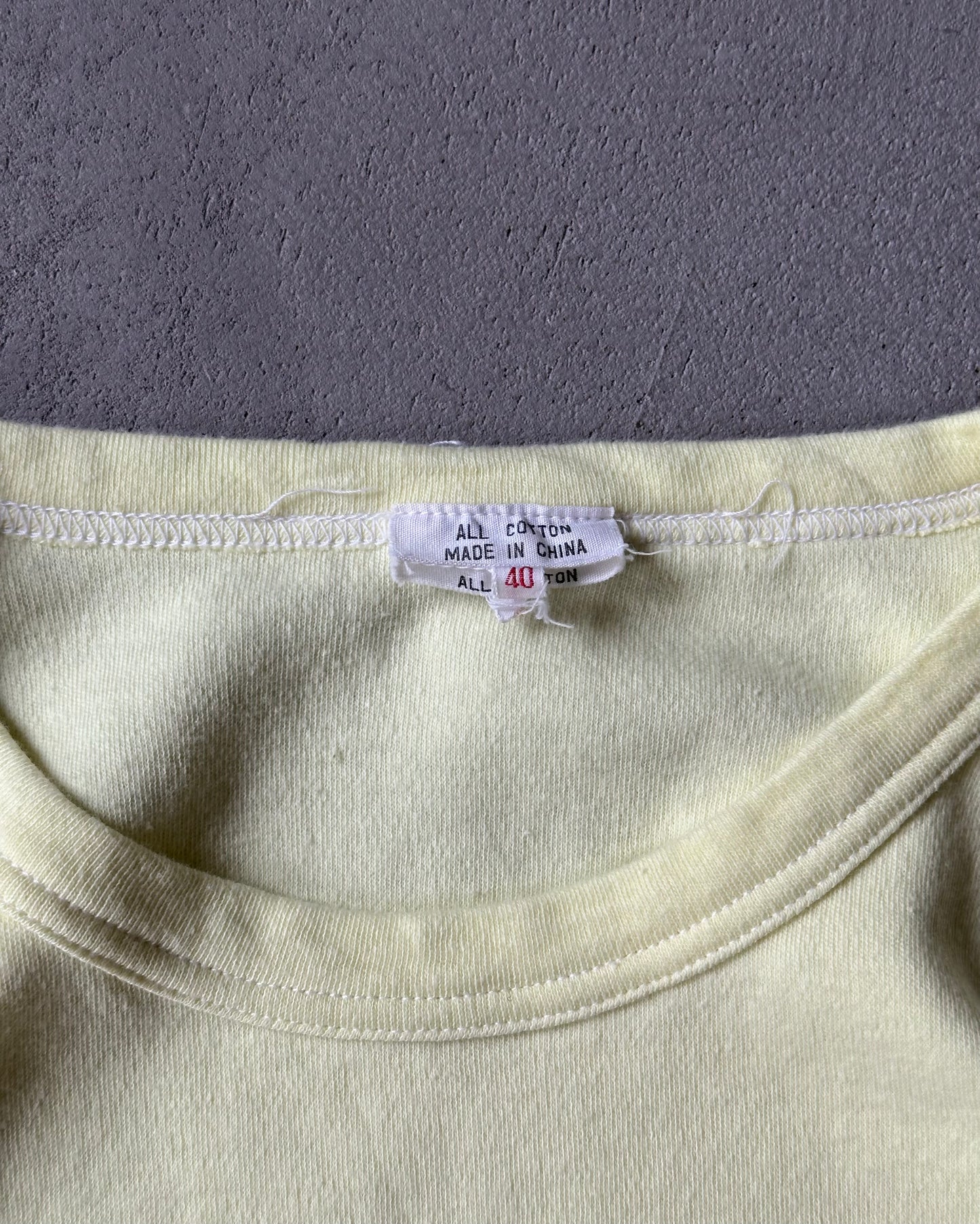 1970s - Baby Yellow Panda T-Shirt - S