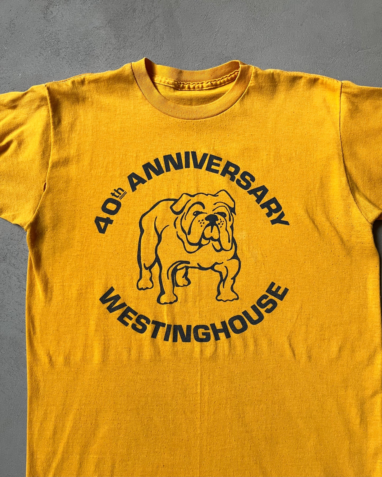 1980s - Yellow Westinghouse T-Shirt - M/L