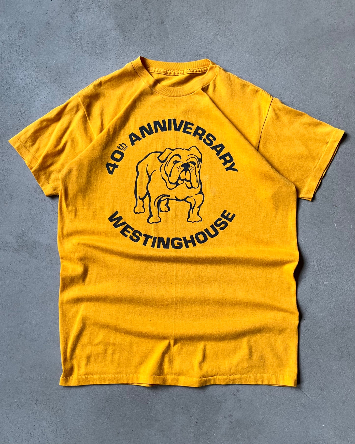 1980s - Yellow Westinghouse T-Shirt - M/L