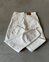 1990s - White 550 Orange Tab Levi's Jeans USA - 34x34