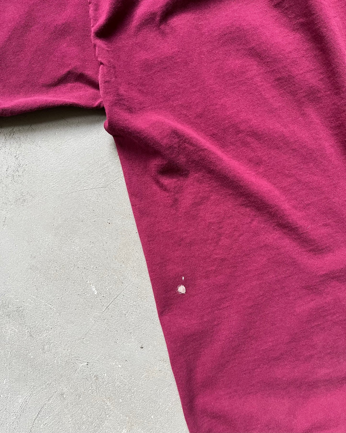 1990s - Distressed Red God's Property T-Shirt - XL