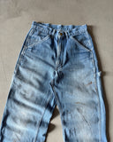 1970s - Distressed LEE Barn Jeans - 27x31