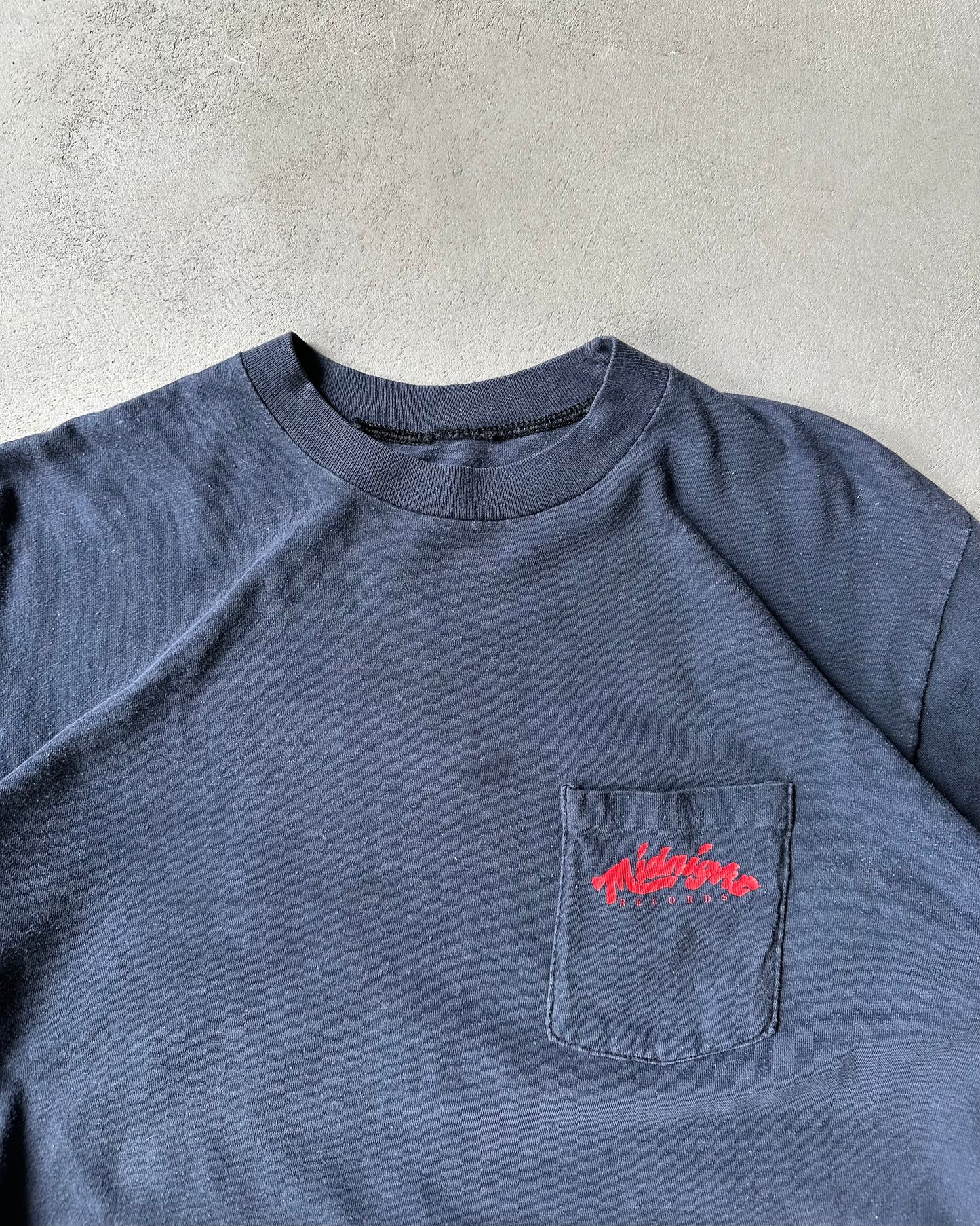 1980s - Navy Midnight Records Longsleeve - M