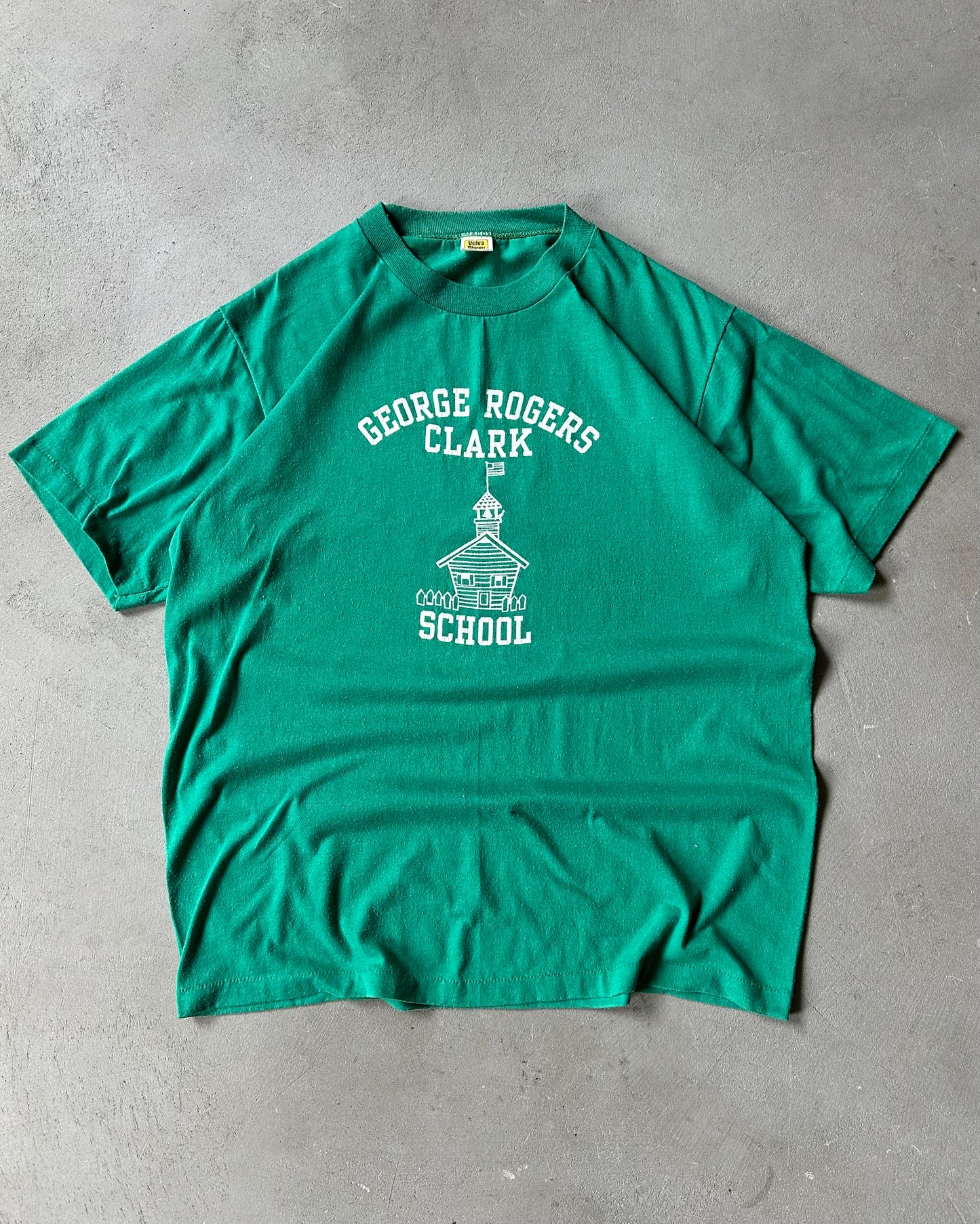 1980s - Green George Rogers T-Shirt - L