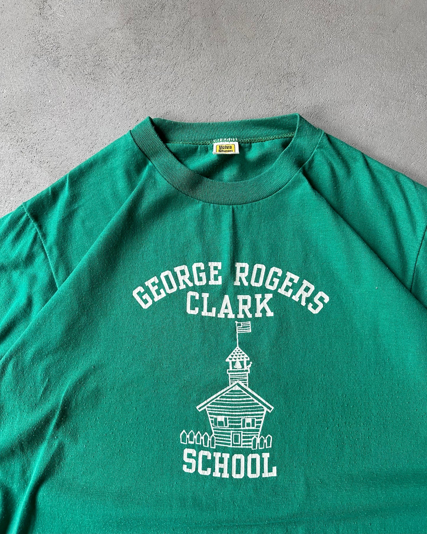 1980s - Green George Rogers T-Shirt - L