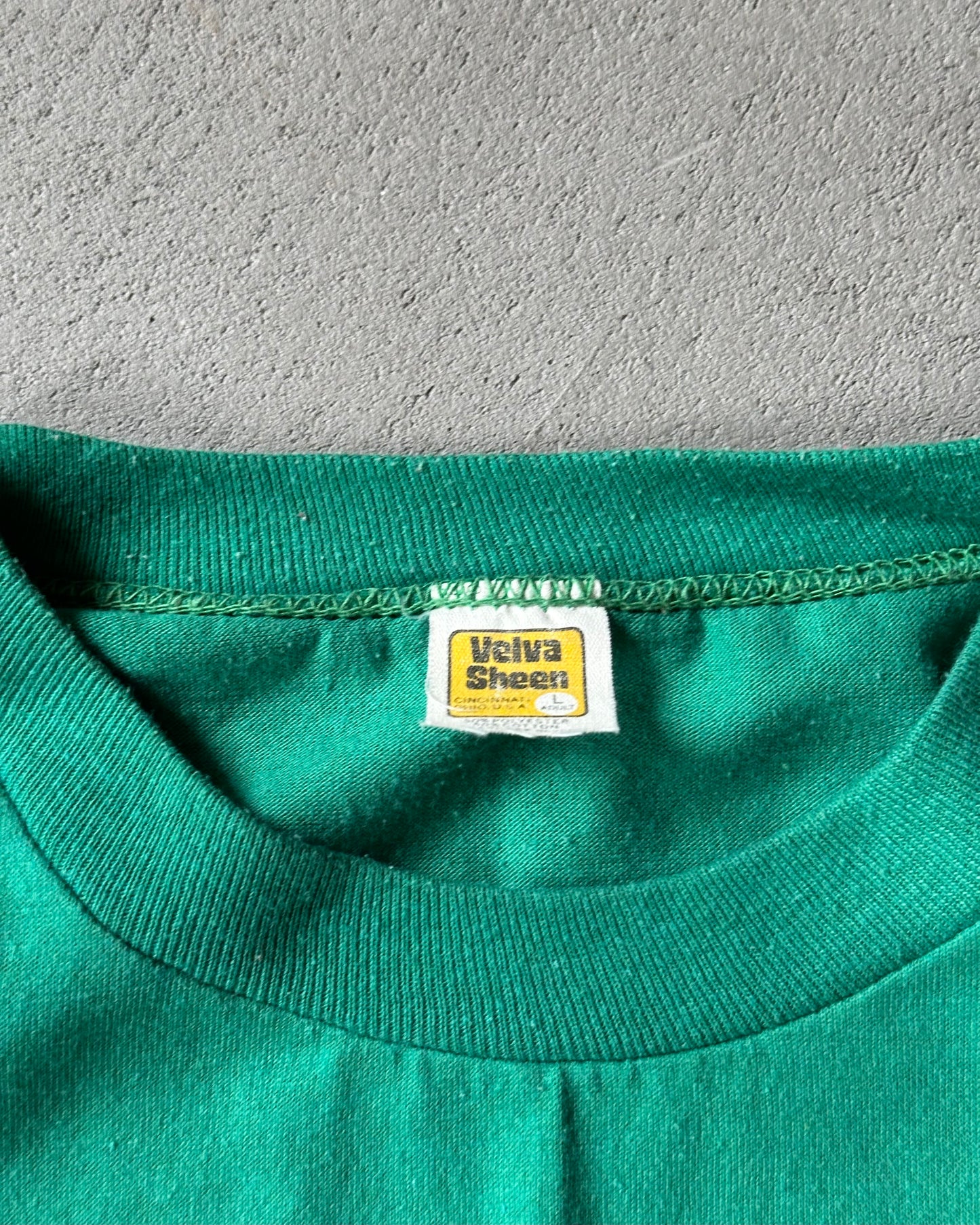 1980s - Green George Rogers T-Shirt - L