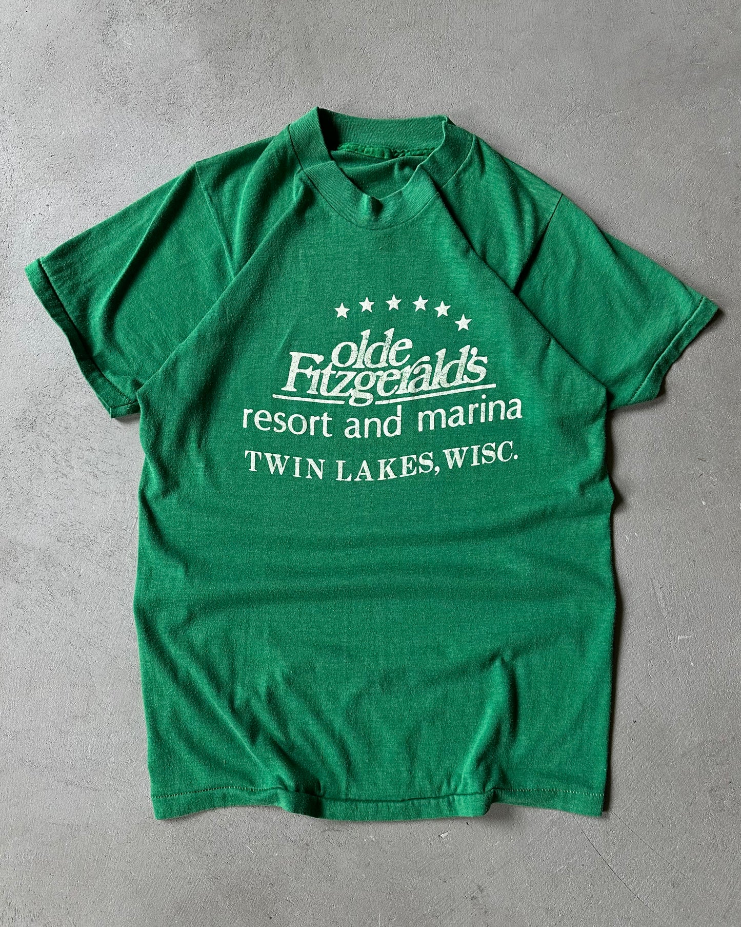 1980s - Green Olde Fitzgerald's T-Shirt - S