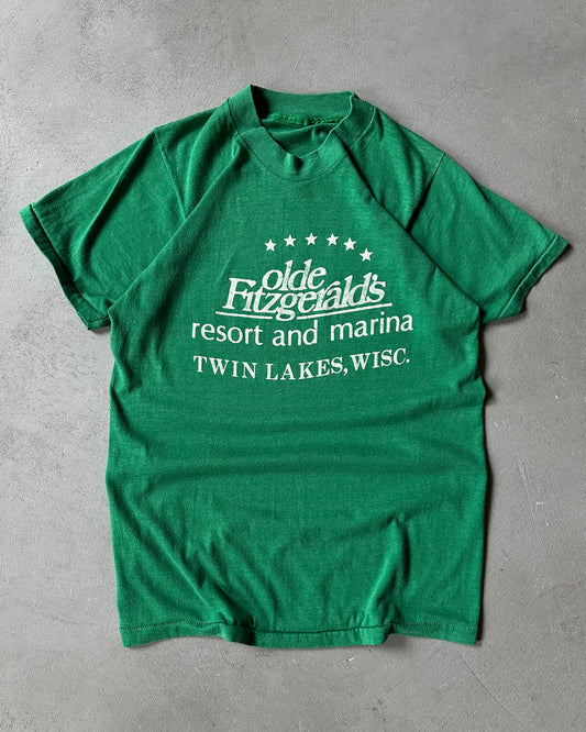 1980s - Green Olde Fitzgerald's T-Shirt - S