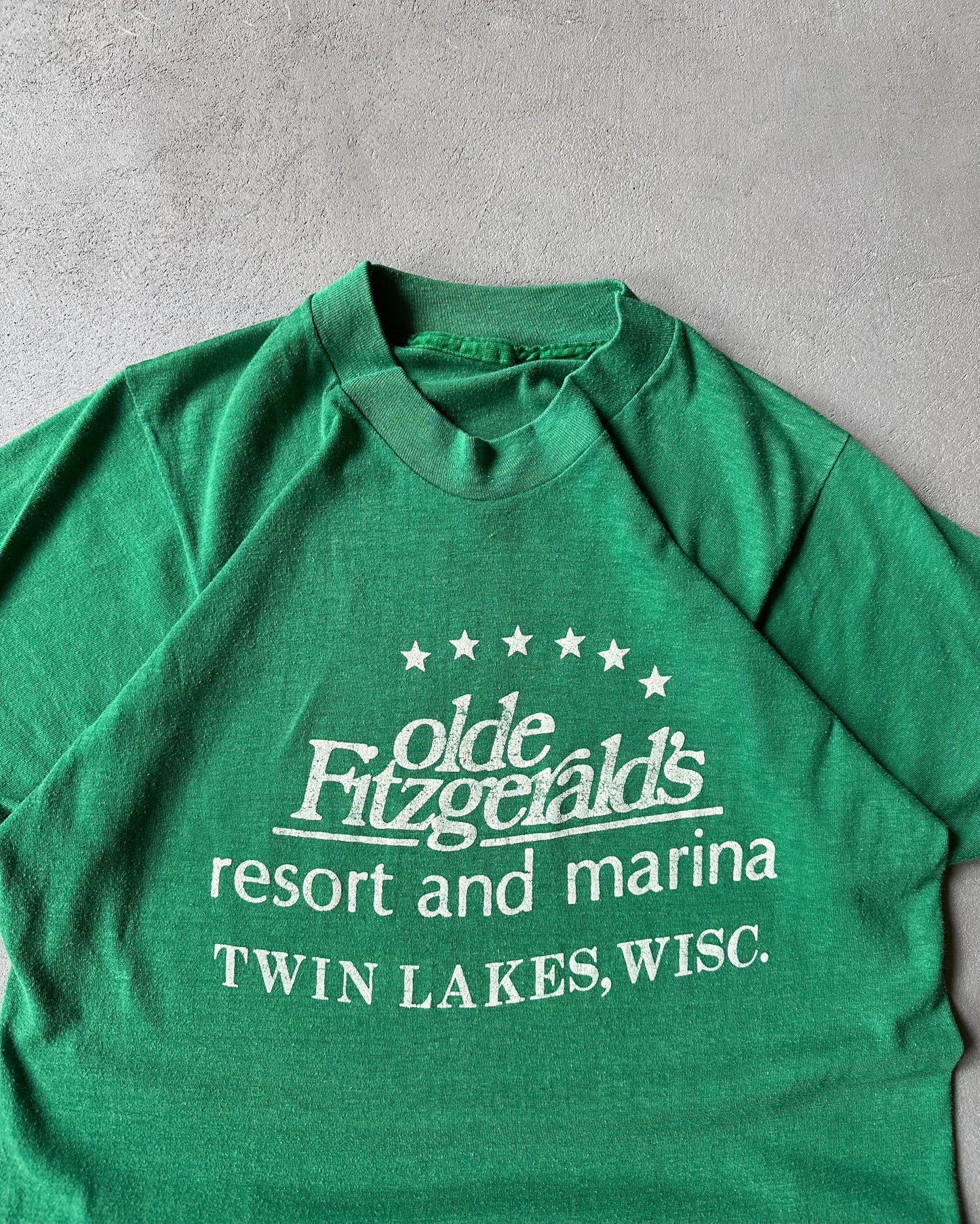 1980s - Green Olde Fitzgerald's T-Shirt - S