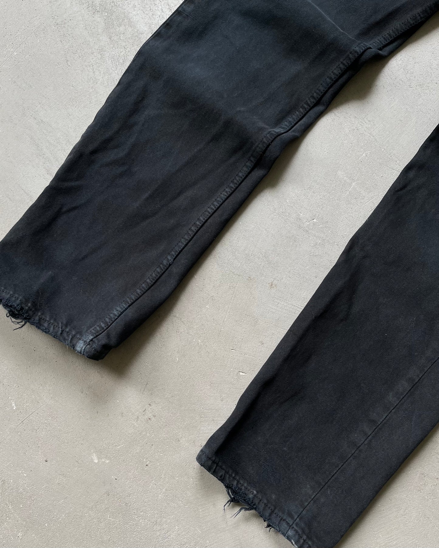 1990s - Overdyed Black 501 Levi's Jeans - 31x34