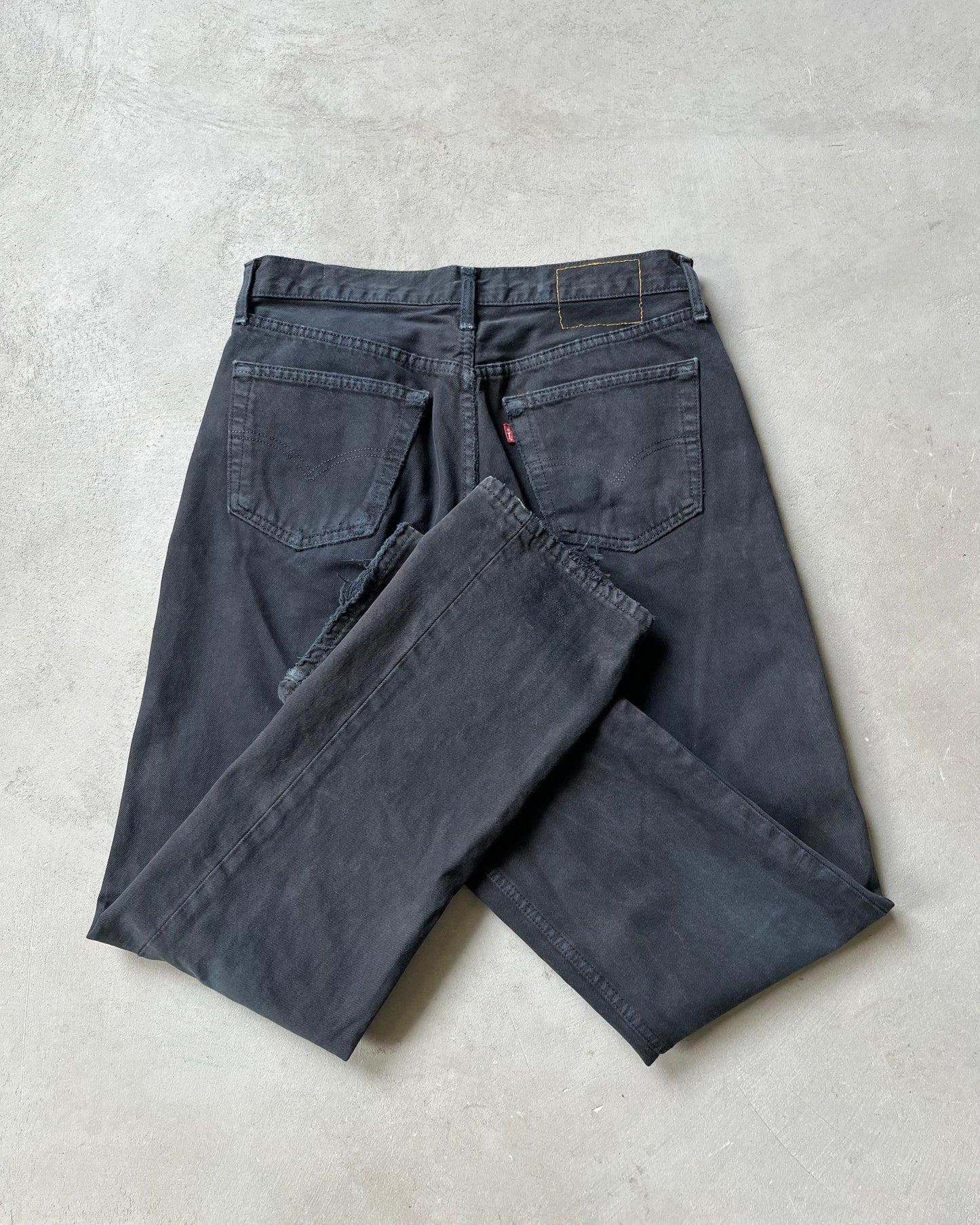 1990s - Overdyed Black 501 Levi's Jeans - 31x34