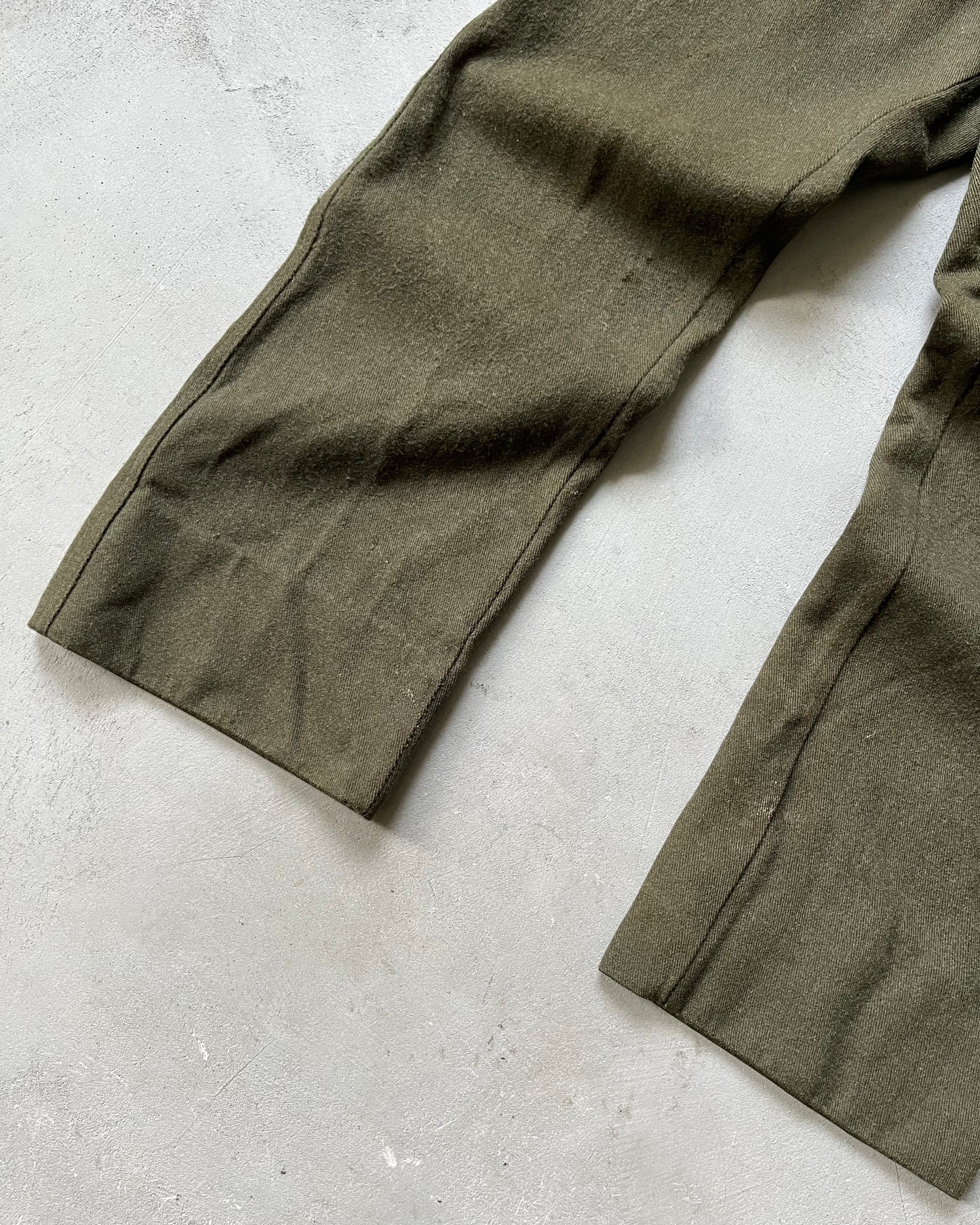 1970s - Green Cabela's Bush Wool Trousers - 31x30