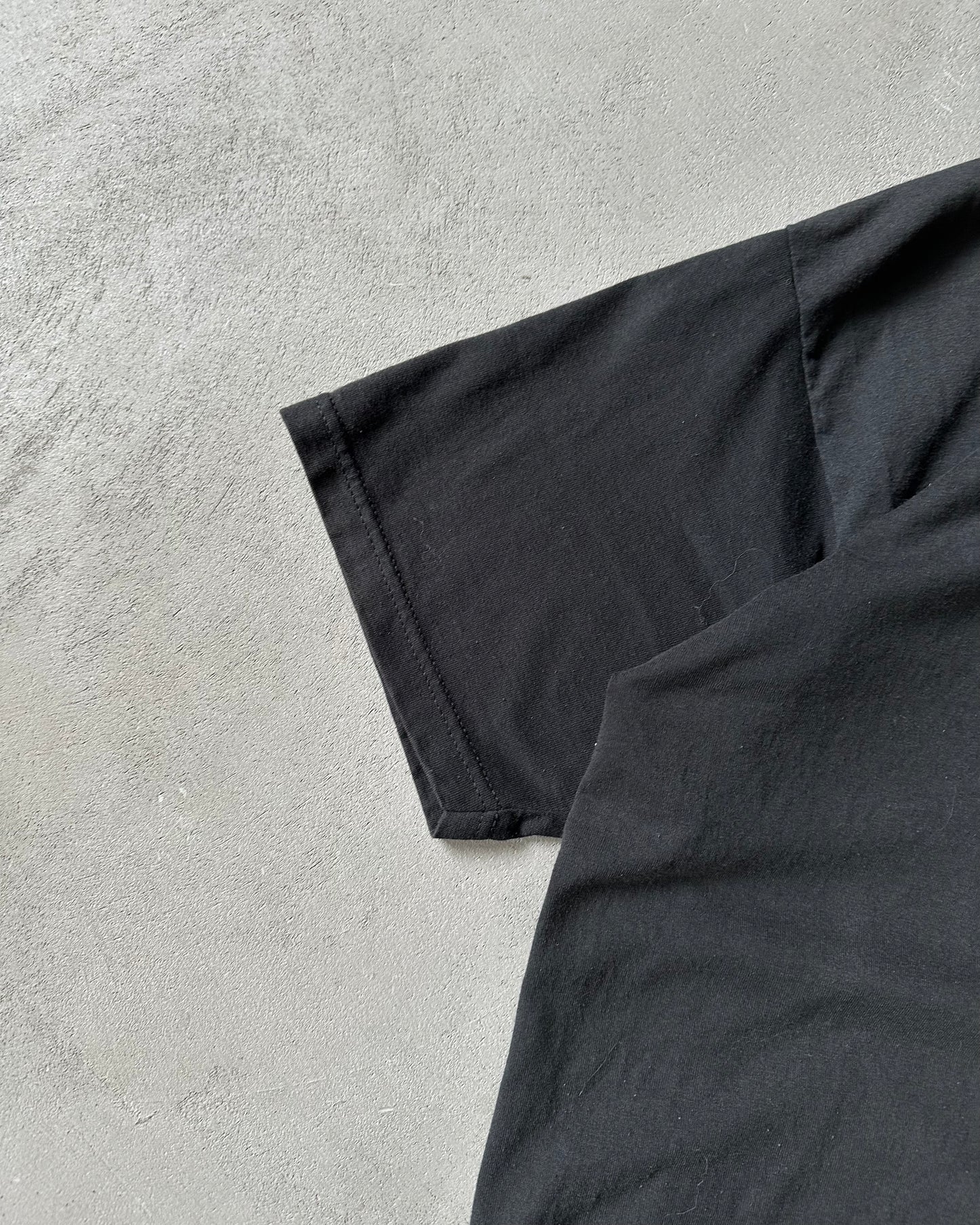 2000s - Black Biker T-Shirt - XL