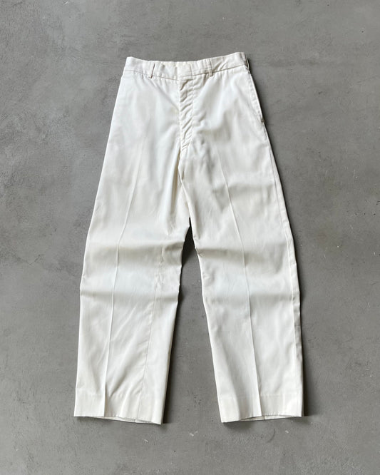 1980s - White Military Trousers - 28x29