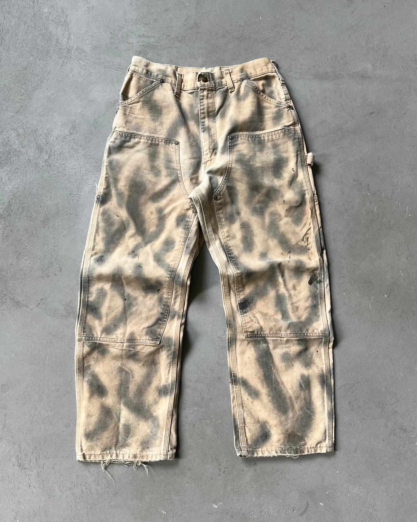 1980s - Camo Duck Carhartt Double Knees - 29x28