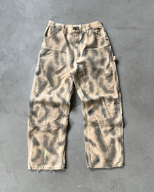 1980s - Camo Duck Carhartt Double Knees - 29x28