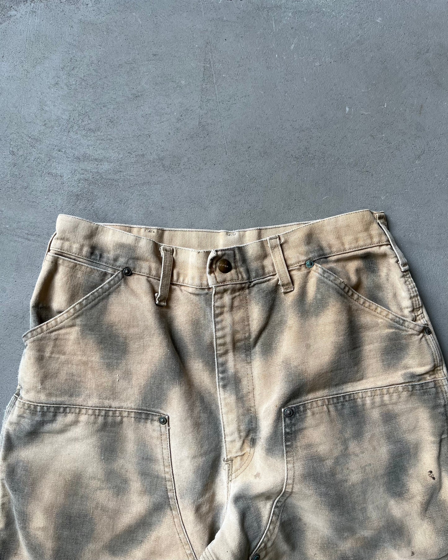 1980s - Camo Duck Carhartt Double Knees - 29x28
