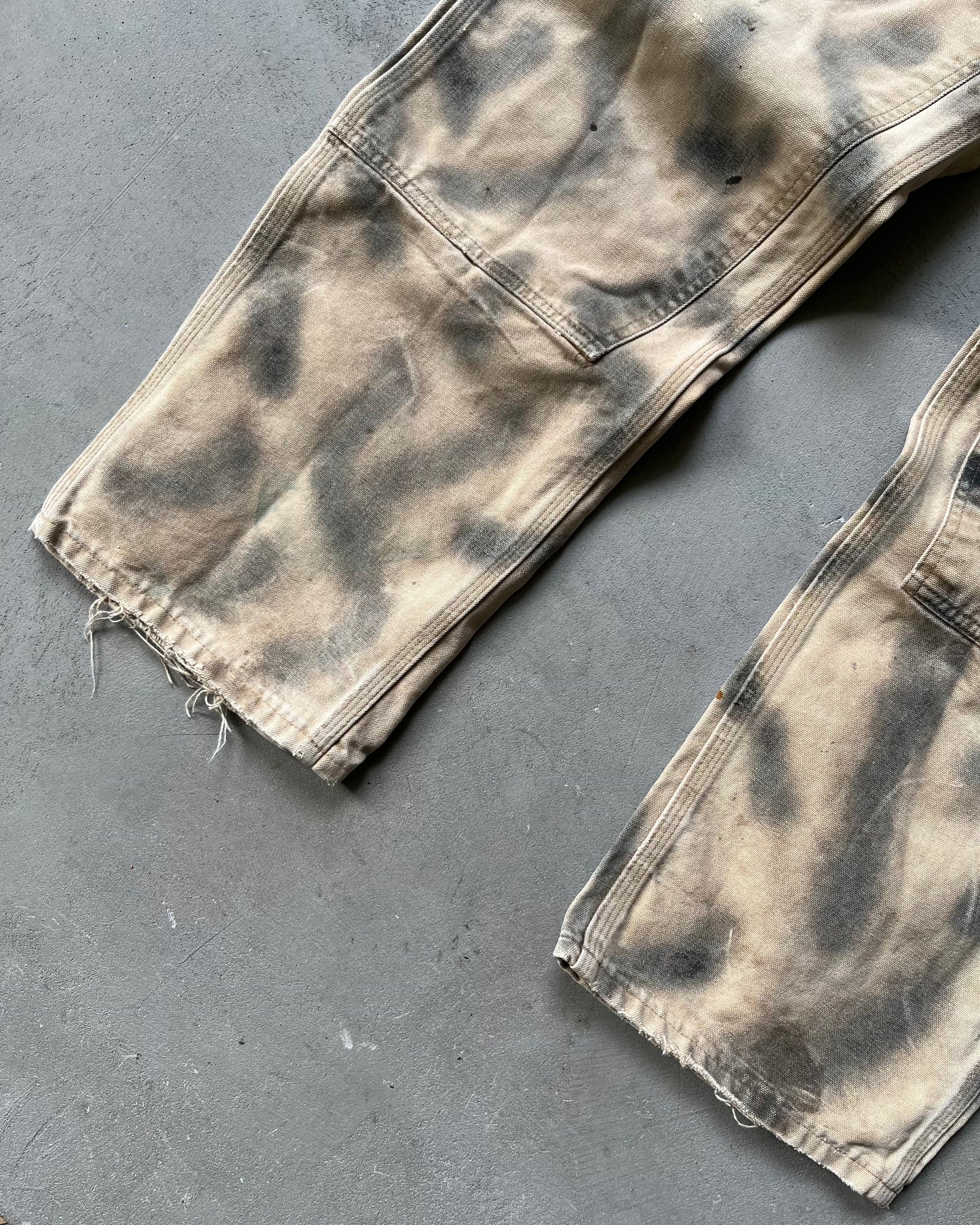 1980s - Camo Duck Carhartt Double Knees - 29x28