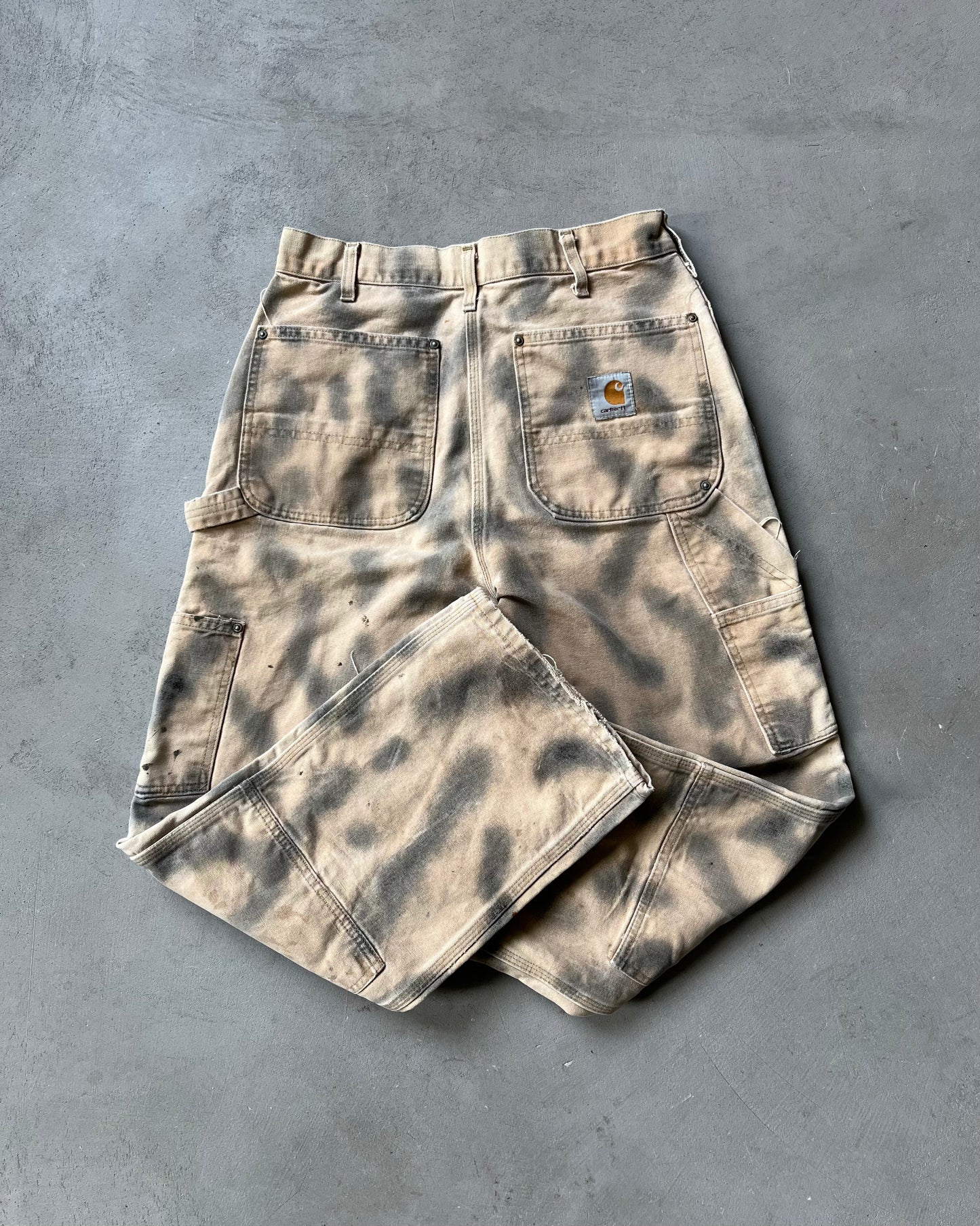 1980s - Camo Duck Carhartt Double Knees - 29x28