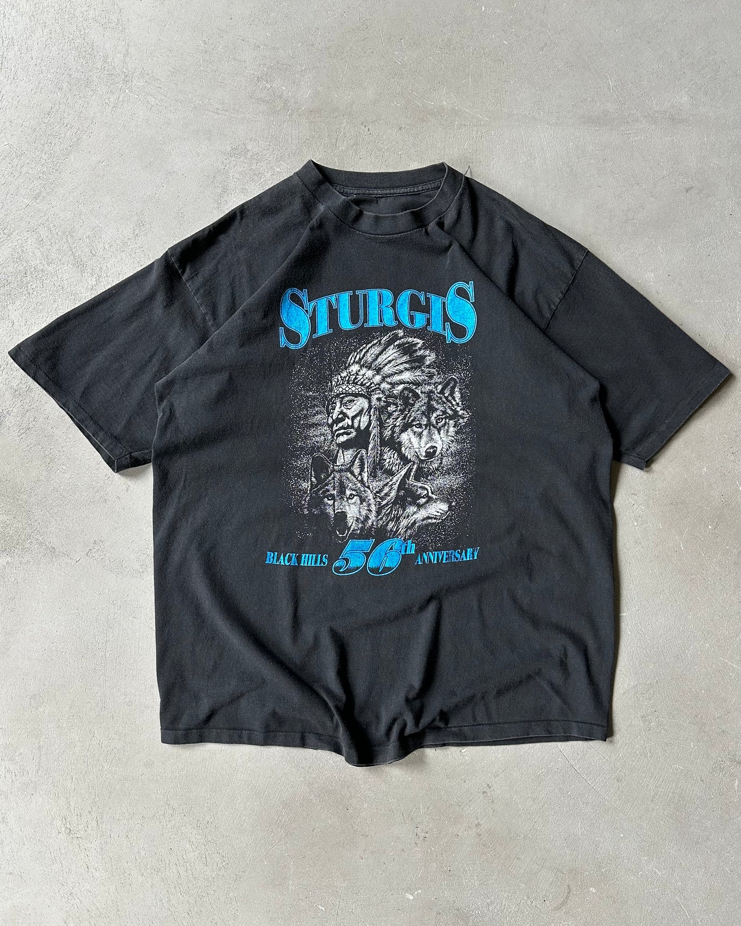 1990s - Black Sturgis T-Shirt - XXL