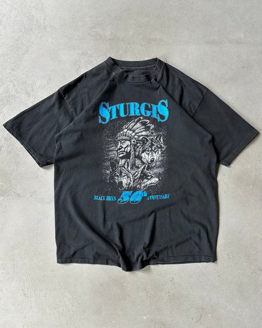 1990s - Black Sturgis T-Shirt - XXL