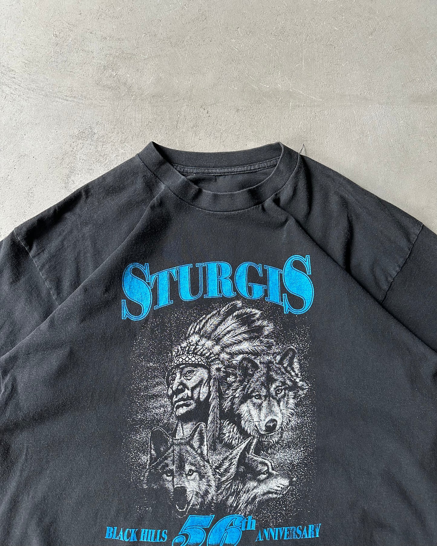 1990s - Black Sturgis T-Shirt - XXL