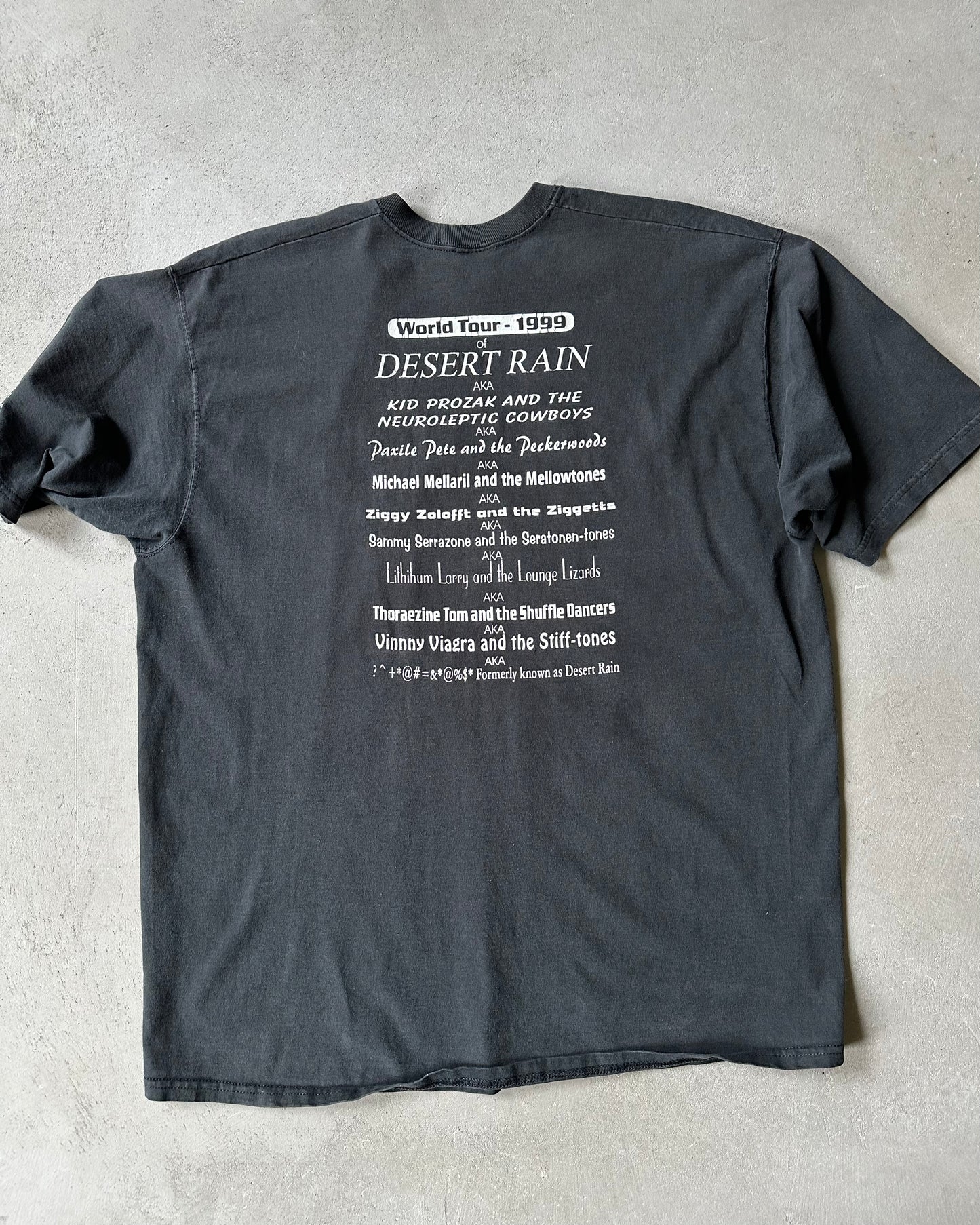 1990s - Black Desert Rain T-Shirt - XL