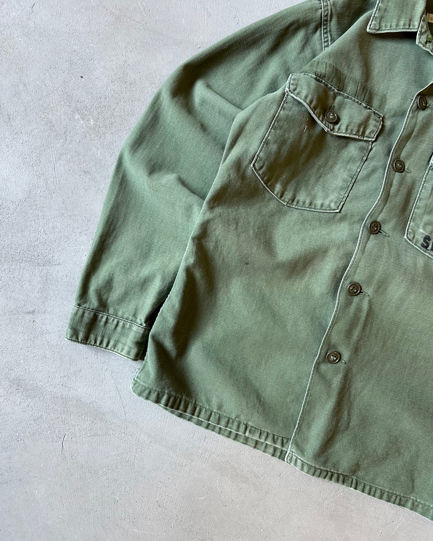1970s - OG-107 Military Shirt - S