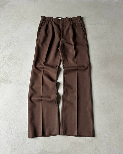 1970s - Brown Wildfire Levi's Bootcut Trousers - 31x33
