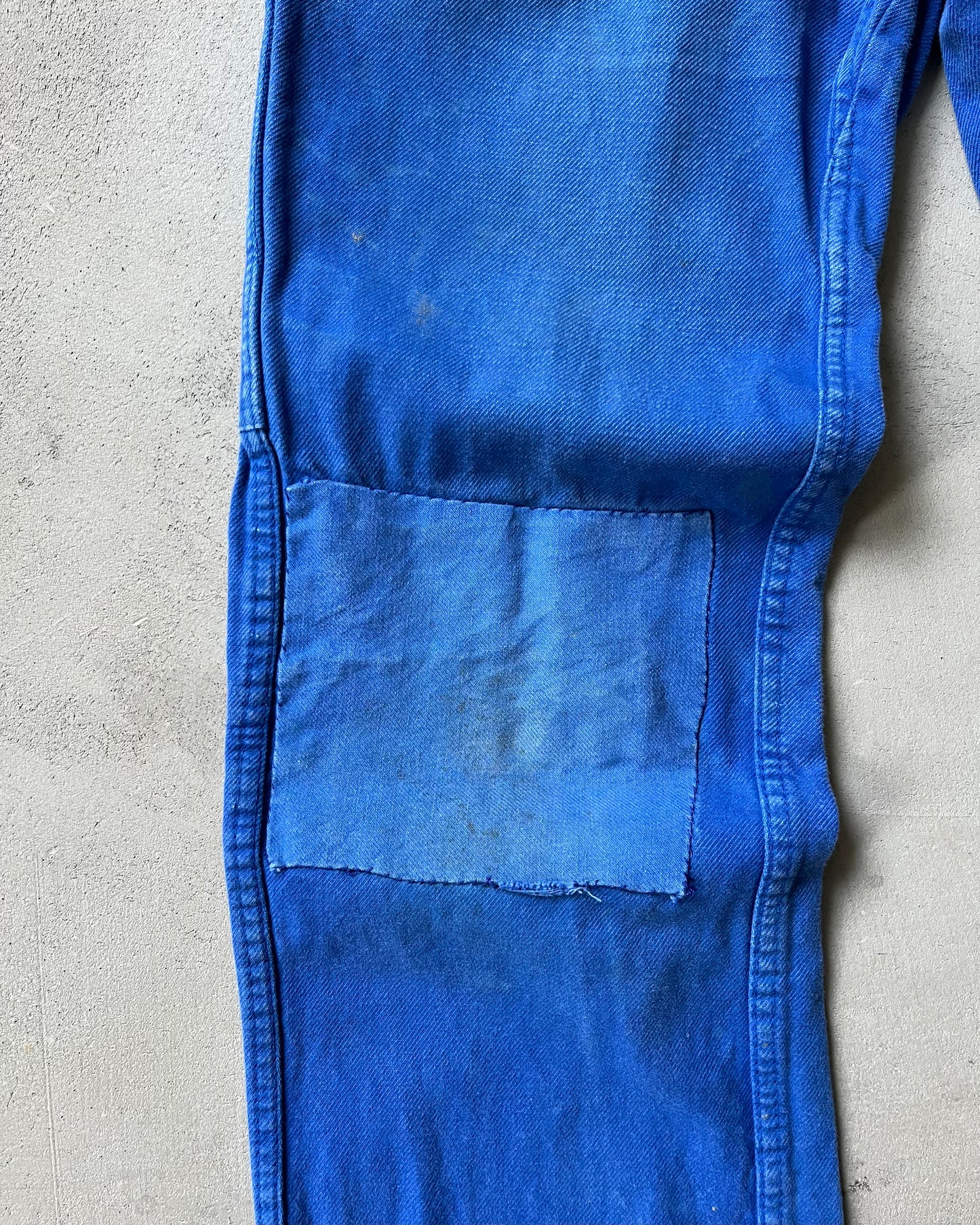 1980s - Patchwork Blue Euro Pants - 30x29