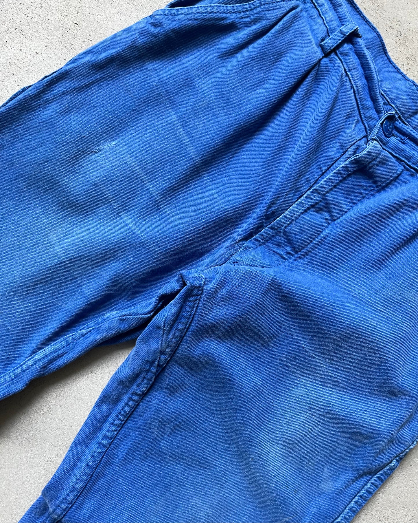 1980s - Patchwork Blue Euro Pants - 30x29