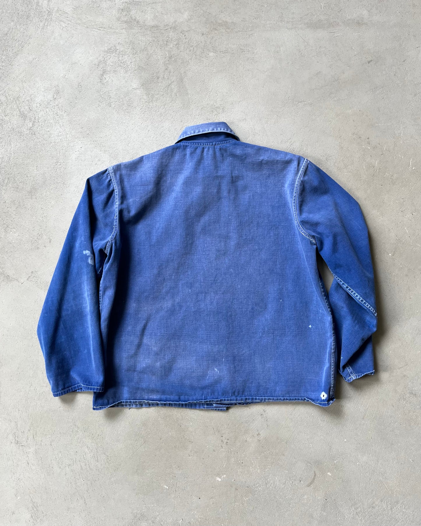 1960s - Distressed Blue Euro Chore - XS
