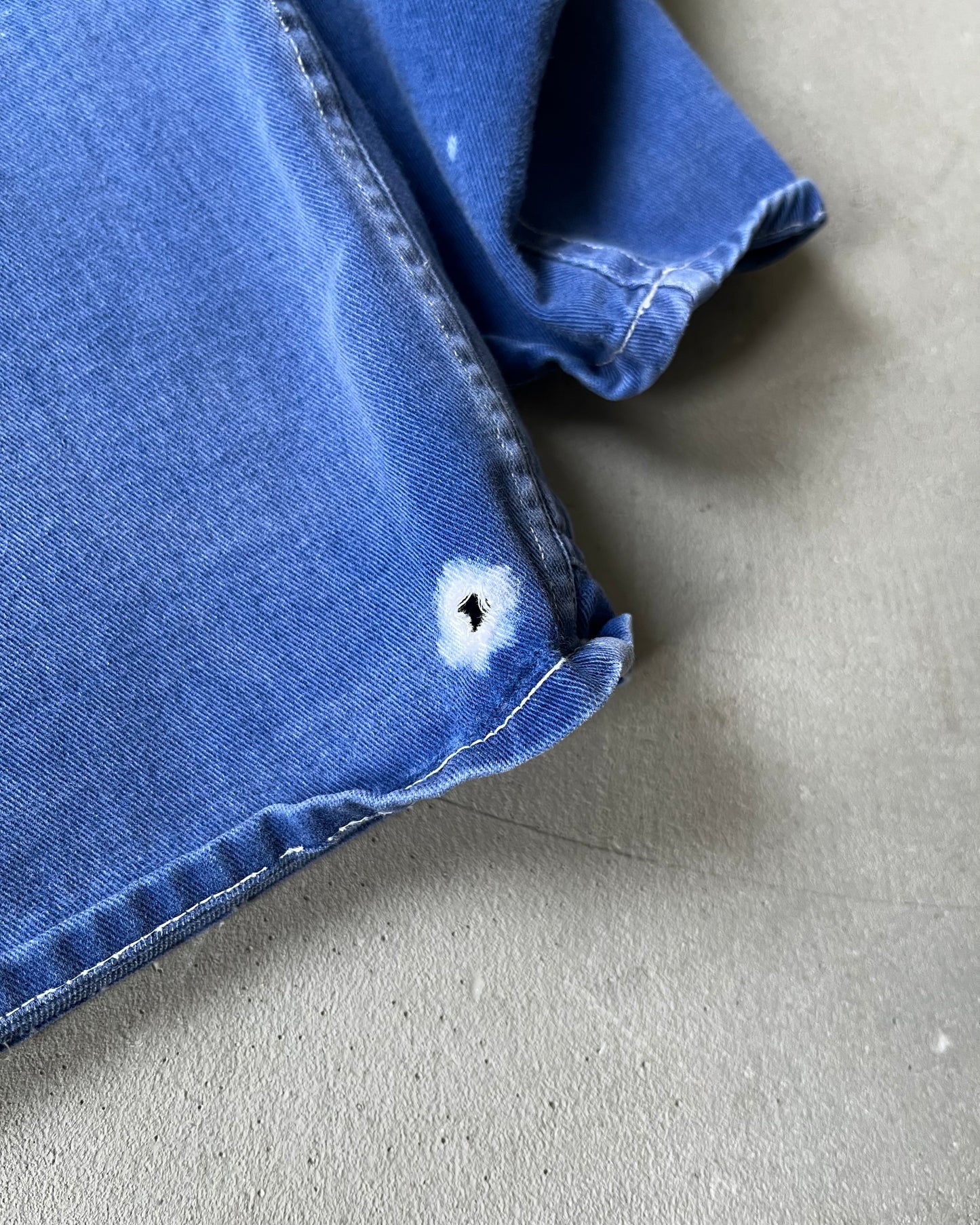 1960s - Distressed Blue Euro Chore - XS