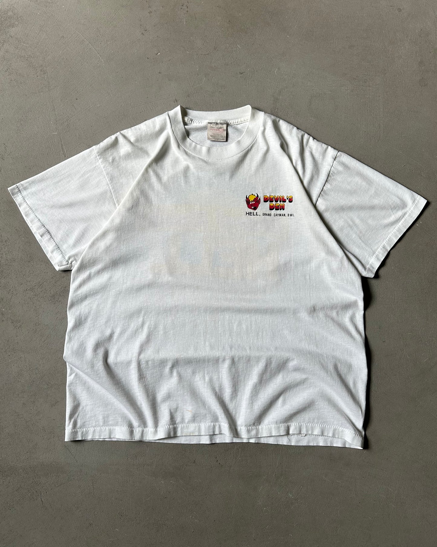 1990s - White Devil's Den T-Shirt - L