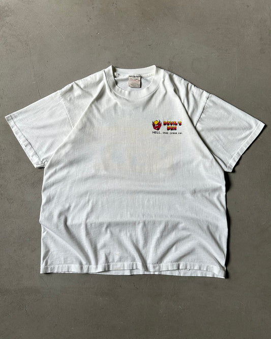 1990s - White Devil's Den T-Shirt - L