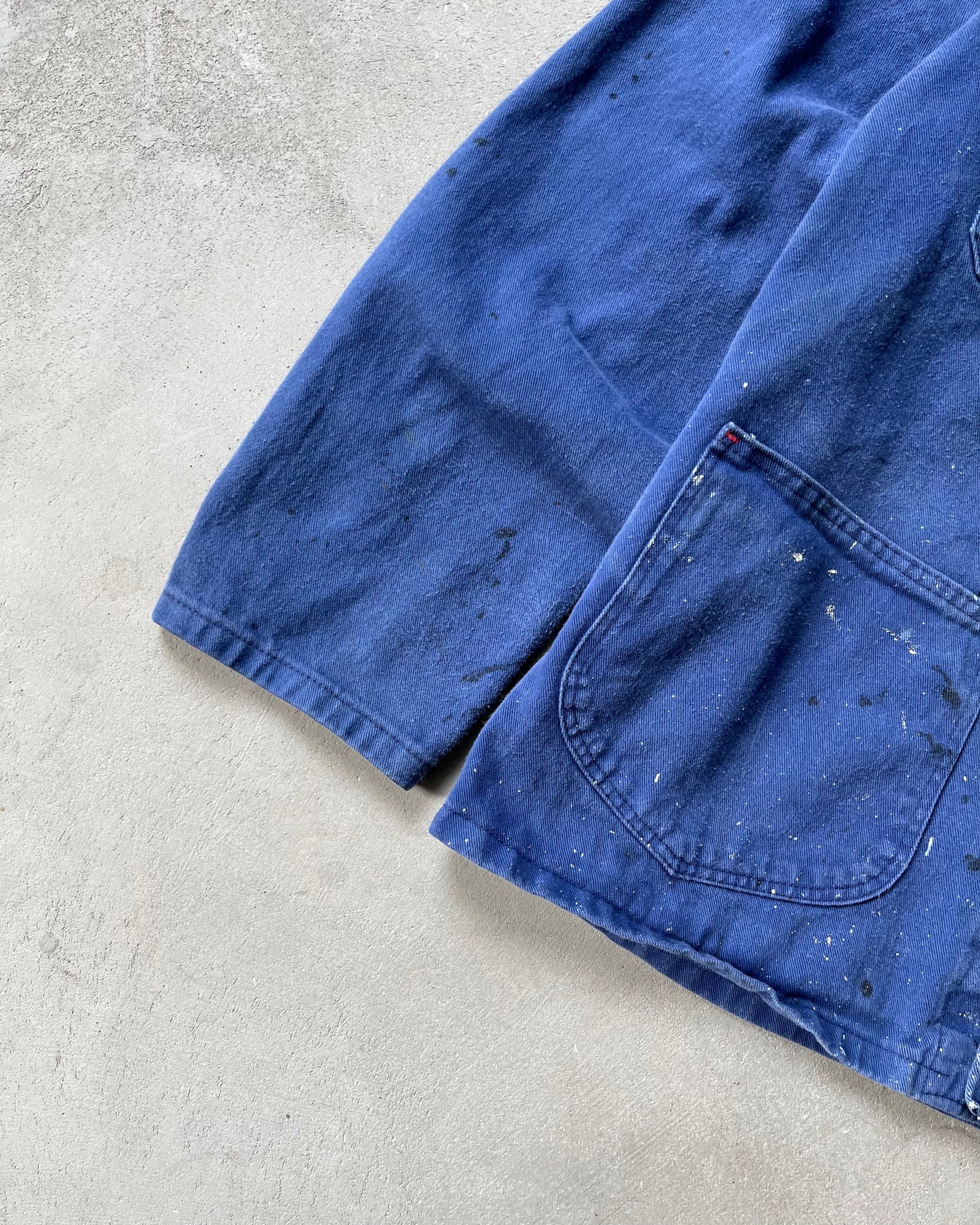 2000s - Distressed Blue Euro Chore - M