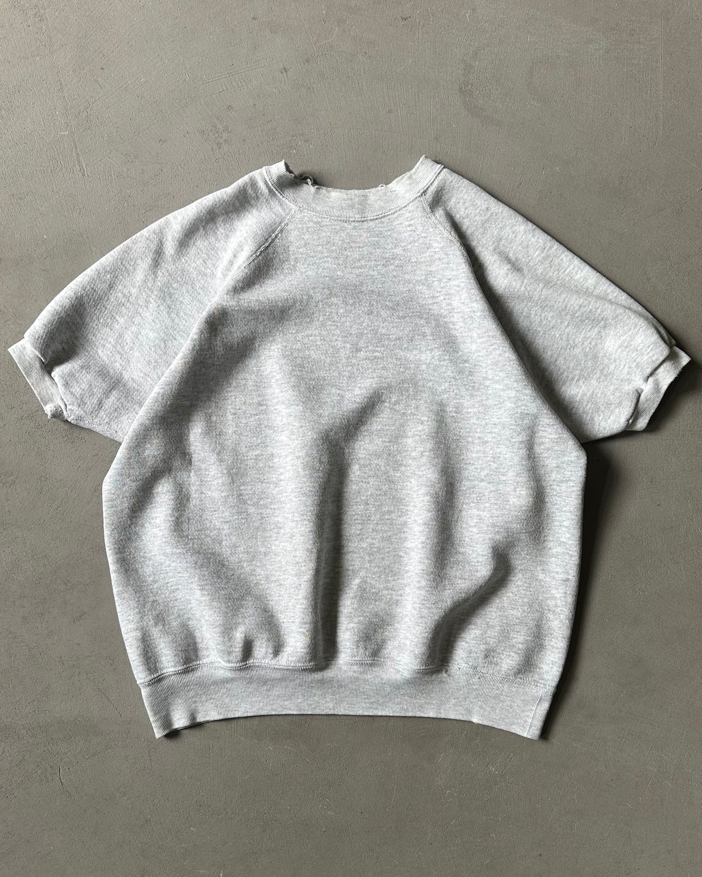 1990s - Ash Grey Shortsleeve Crewneck - M