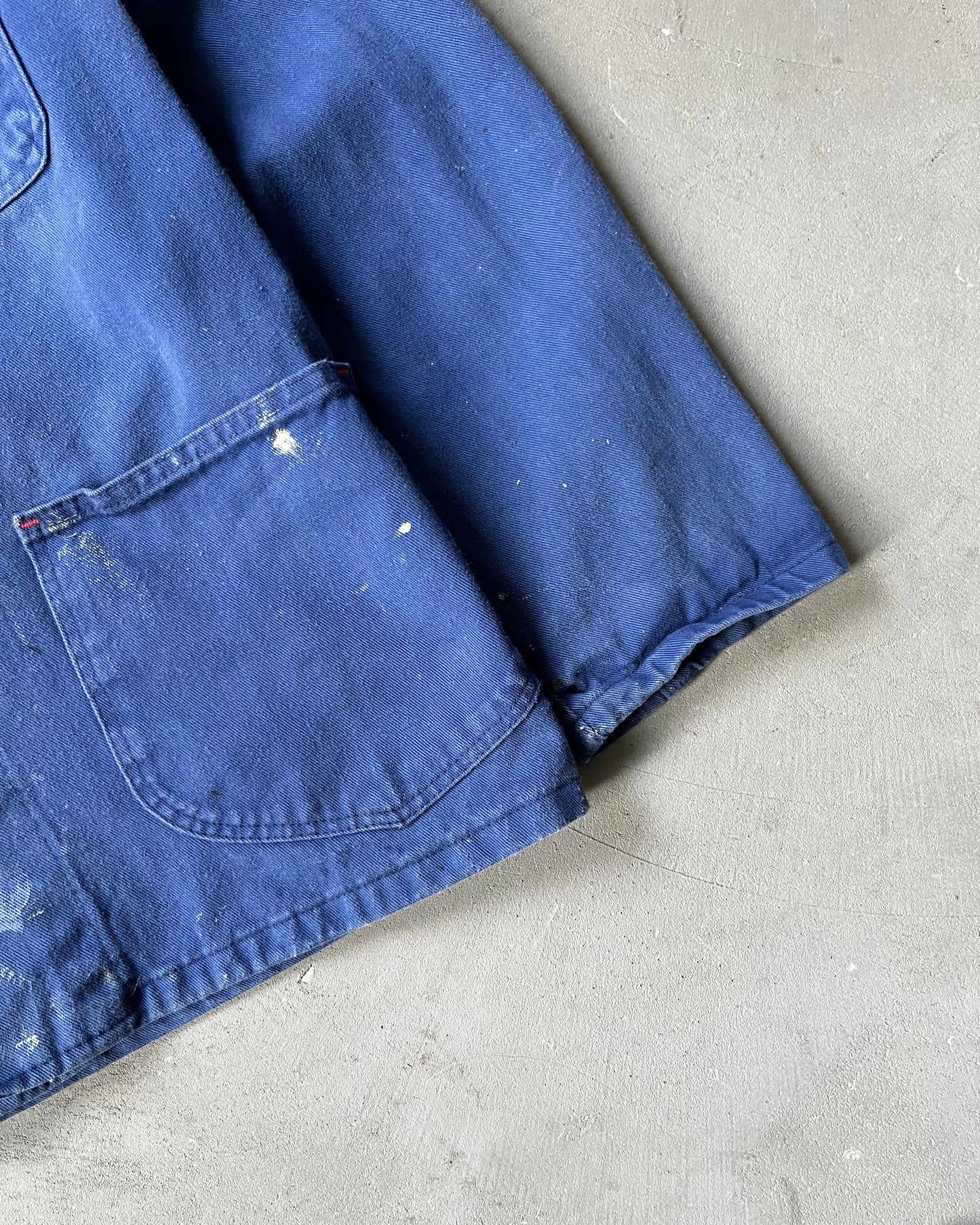2000s - Distressed Blue Euro Chore - M