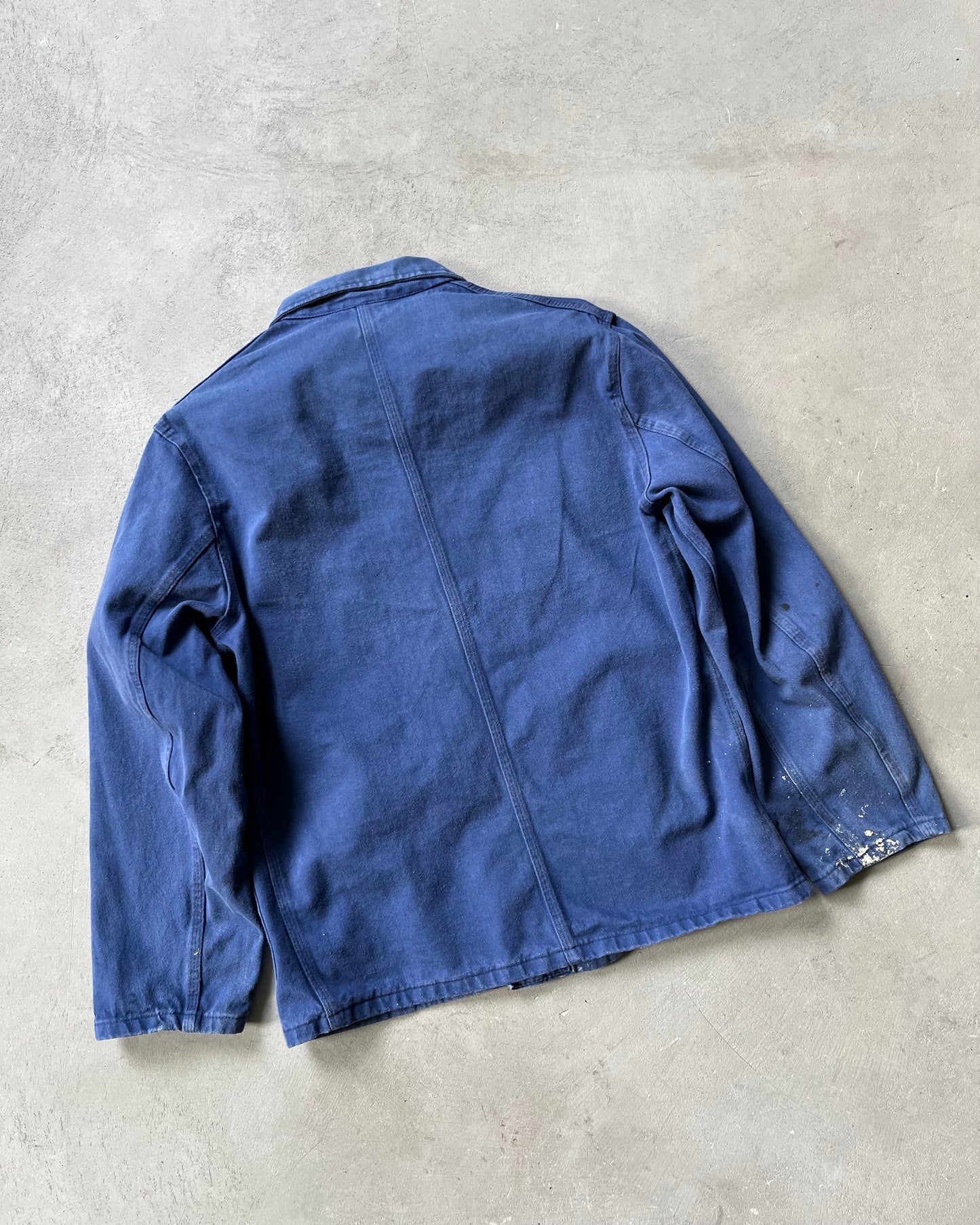 2000s - Distressed Blue Euro Chore - M