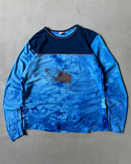 1970s - Blue Tye Dye Alabama Champion Jersey - S/M