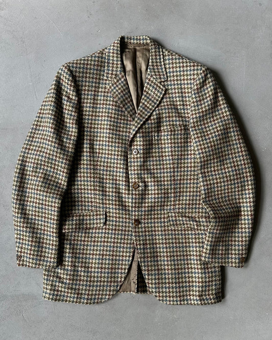 1980s - Cream/Multi Tweed Blazer - 42