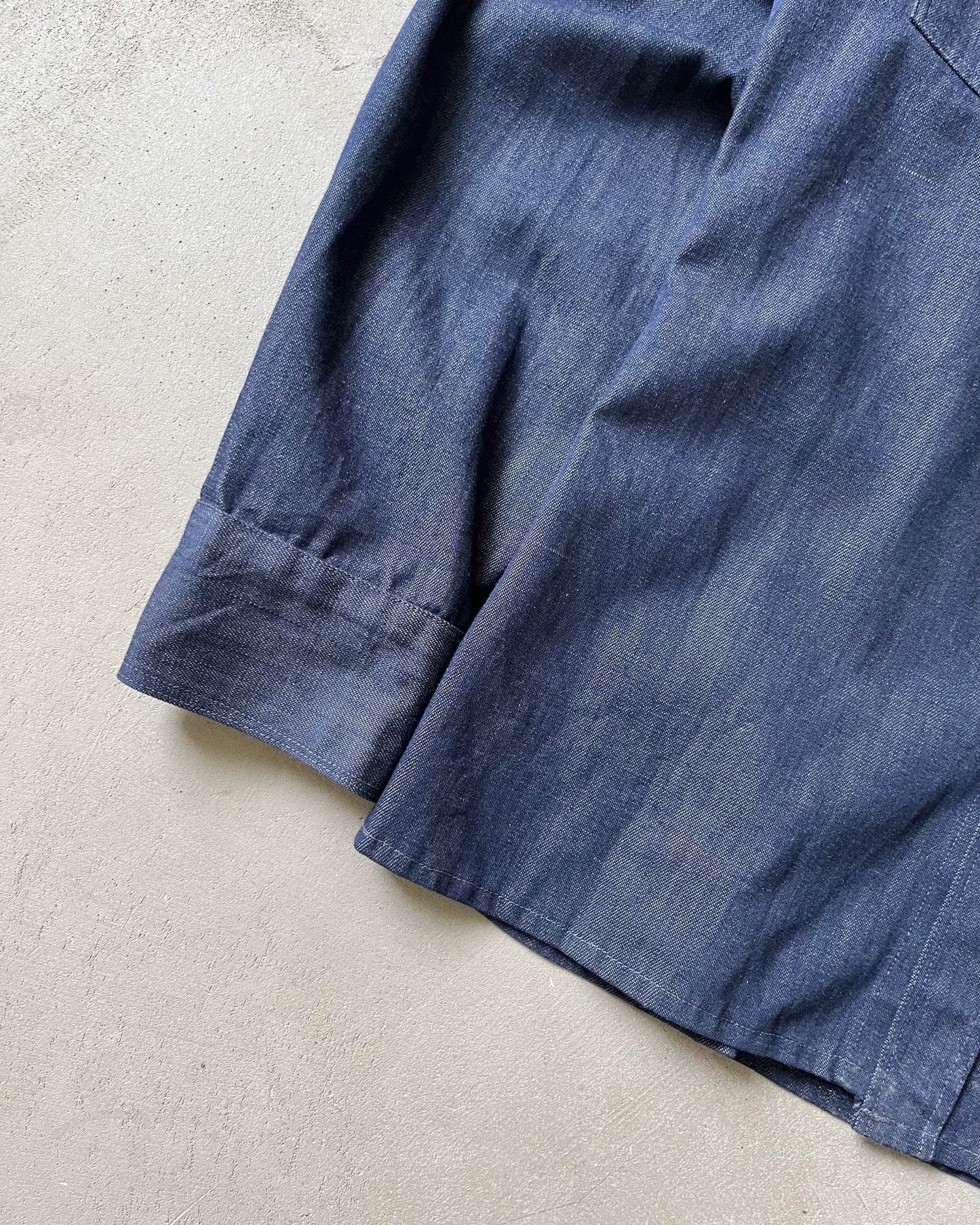 1970s - Denim LEE Button Up - S/M