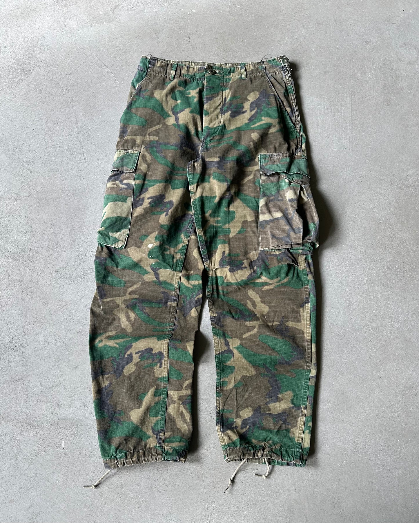 1970s - Camo Military Cargos - S