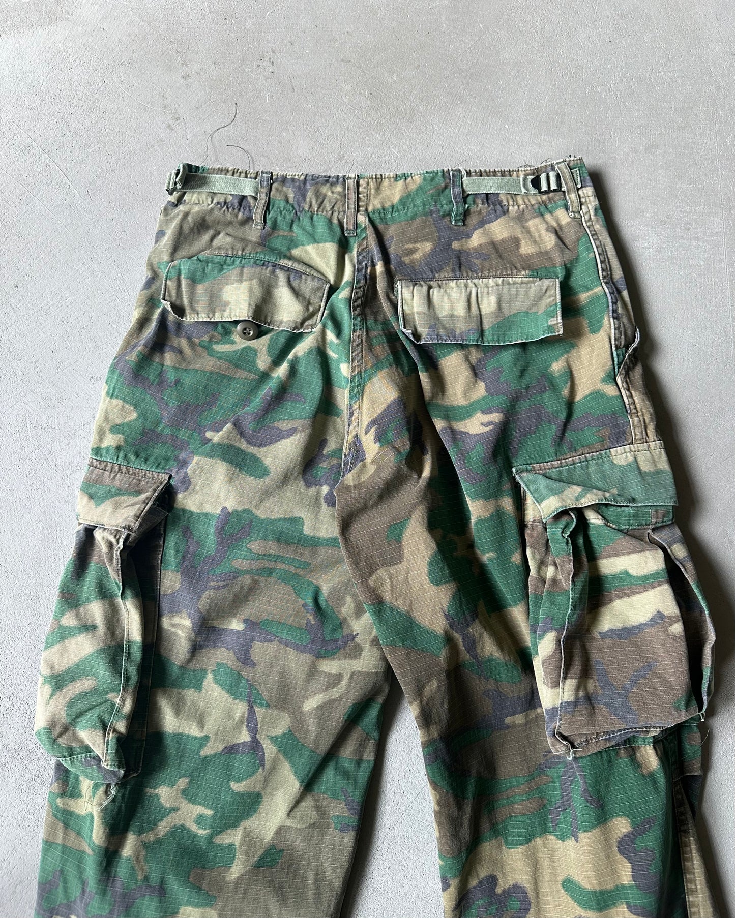 1970s - Camo Military Cargos - S