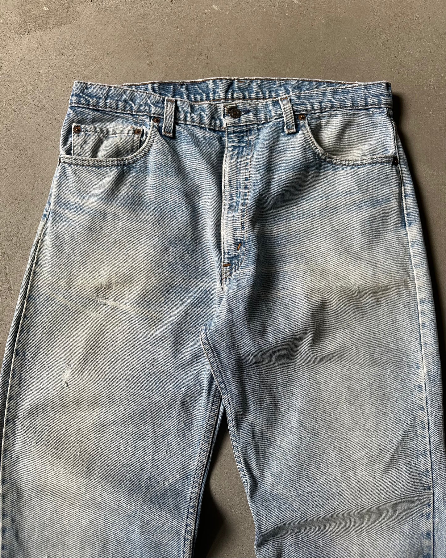1980s - Distressed 505-0213 Levi's Jeans - 35x31