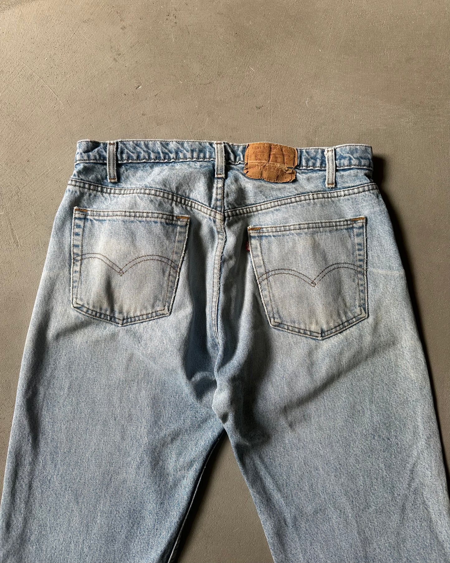 1980s - Distressed 505-0213 Levi's Jeans - 35x31