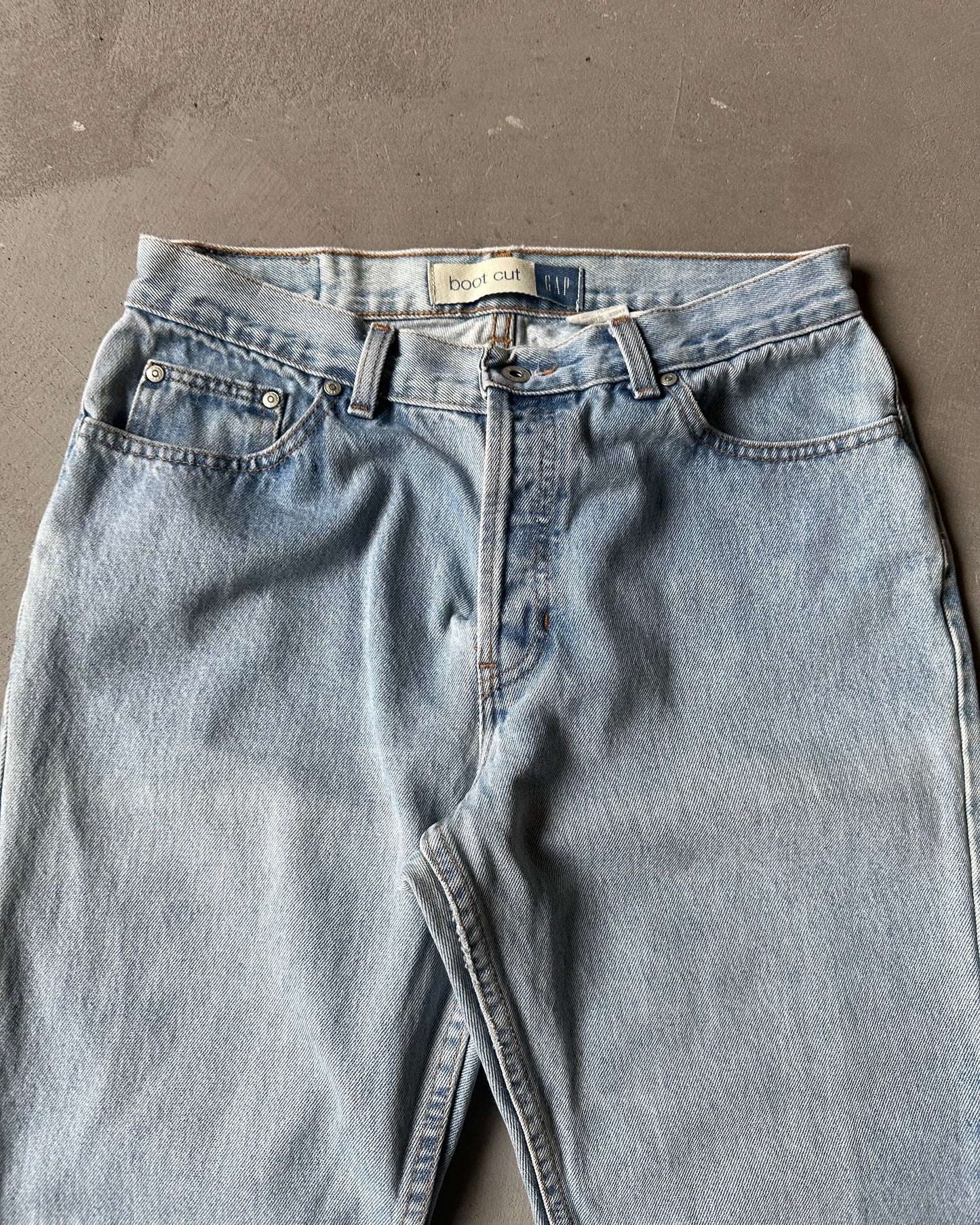1990s - Lightwash GAP Women's Bootcut Jeans - 31x31