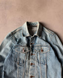 1980s - Faded Jeans Jacket - S