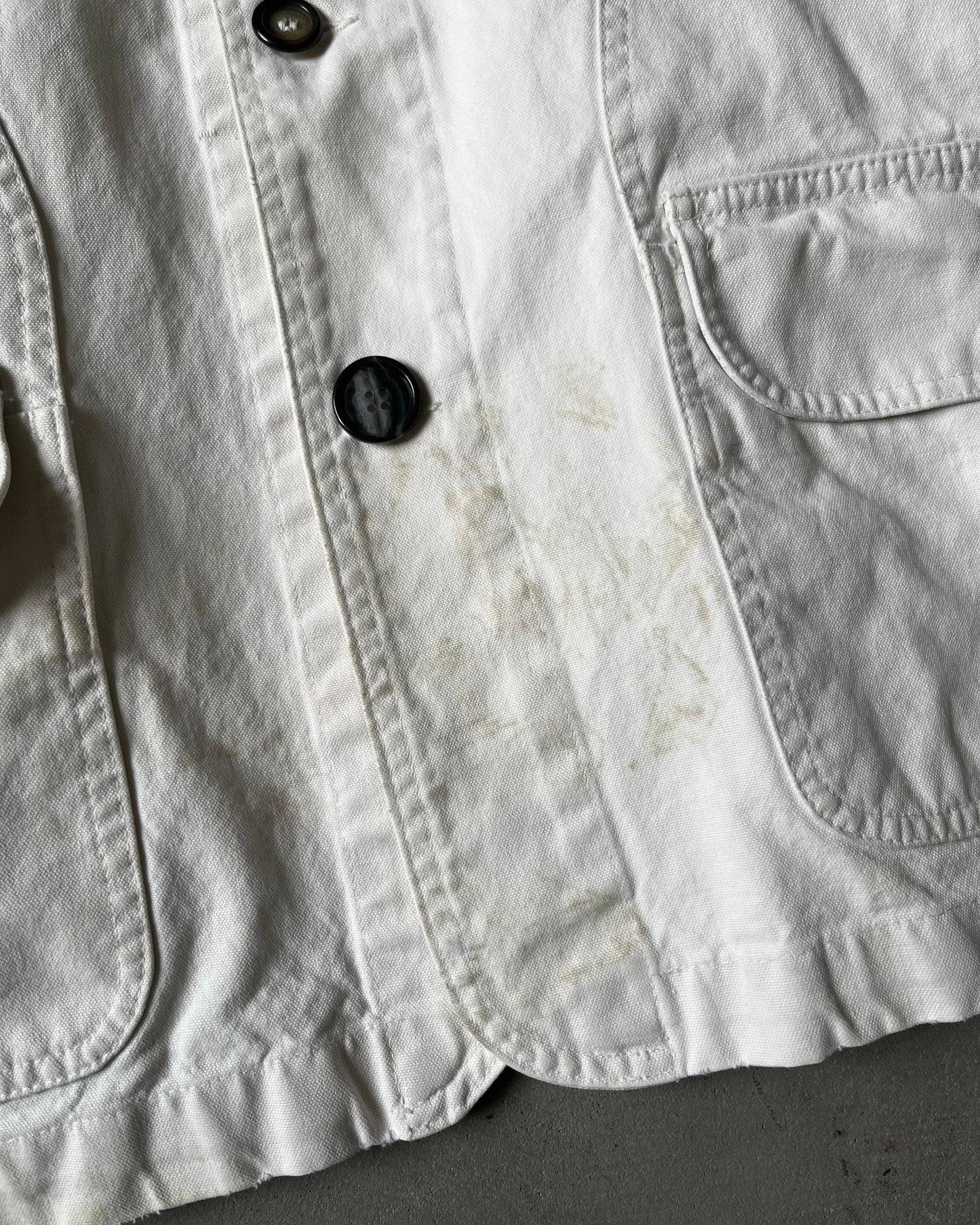 1990s - Cream Barn Jacket - L