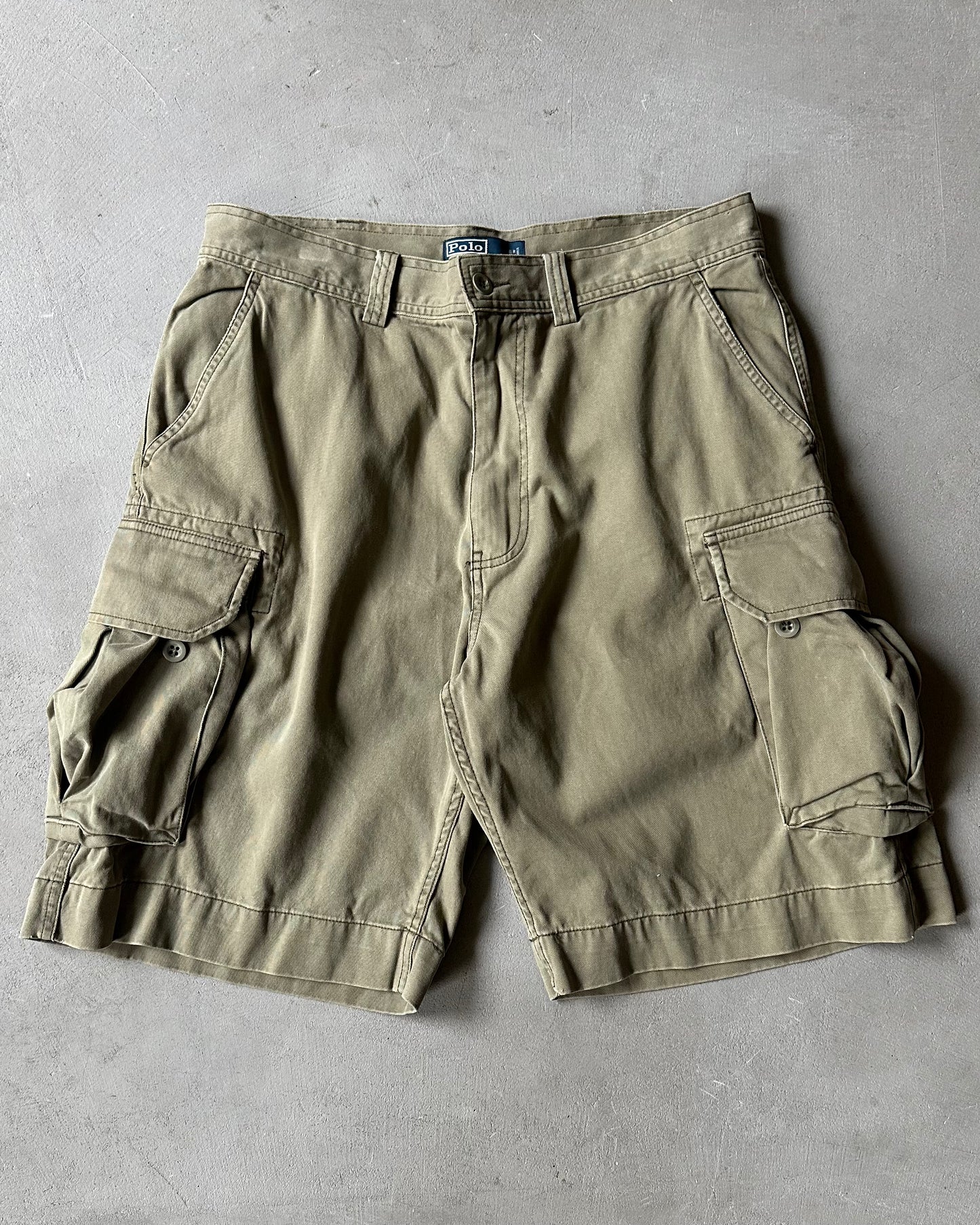 2000s - Green Polo RL Cargo Shorts - 34